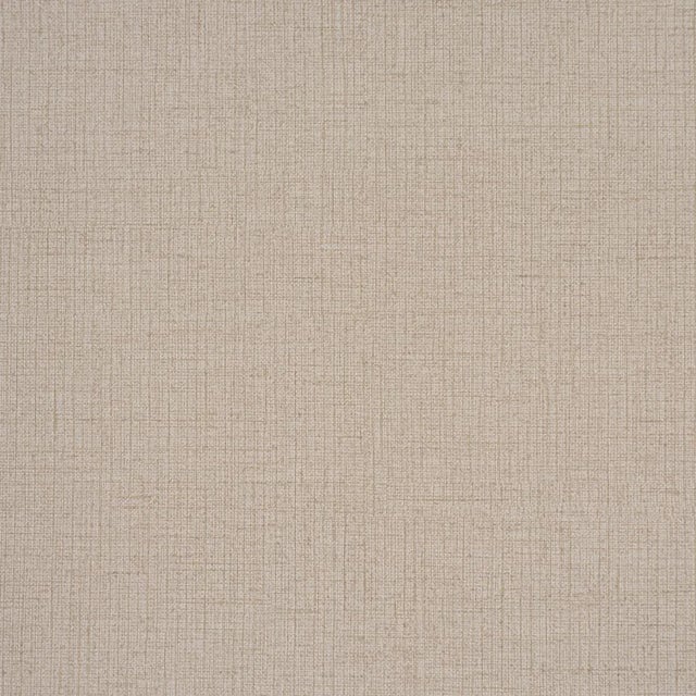 Schumacher Banbridge Linen Vinyl Wallpaper In Flax For Sale