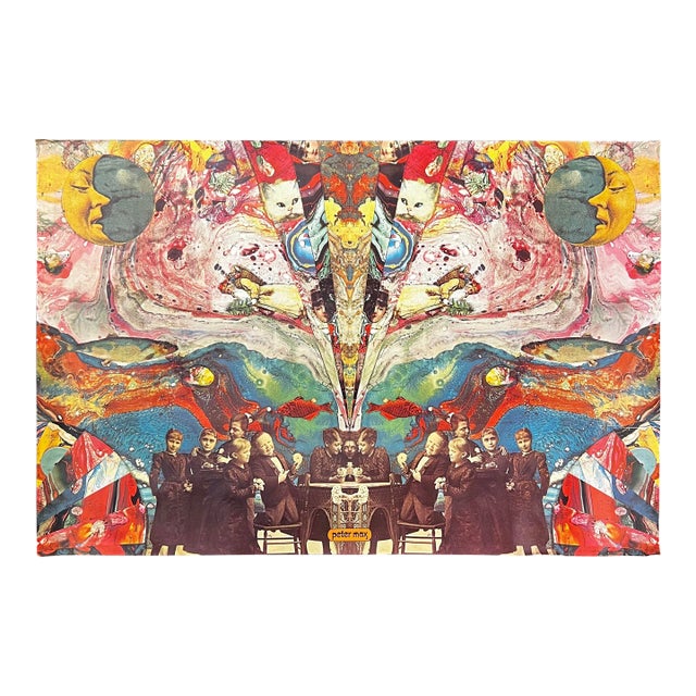 Peter Max Lithograph “Midget’s Dream” 1967 For Sale