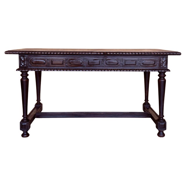Late 18th Century Spanish Refectory Table or Farm Table with Three Drawers For Sale - Image 15 of 18