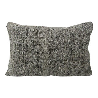 Turkish Gray Kilim Pillow For Sale