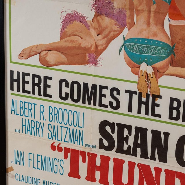 Original US James Bond Thunderball Poster, 1965 For Sale - Image 16 of 18