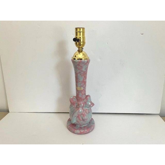 Metal 1950s Ceramic Bow Lamp & Shade by Royal Haeger For Sale - Image 7 of 17