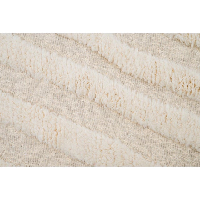 Hand-Knotted Wool Rug by Azele Studio For Sale - Image 6 of 12