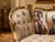 1970s 1970s French Louis XVI Tan Velvet Gold Settee For Sale - Image 5 of 8