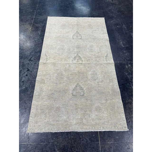 Textile Turkish Vintage Rug 3'2" x 5'9" For Sale - Image 7 of 7