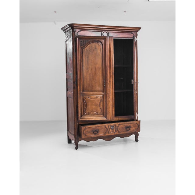 Late 18th Century 1780s French Provincial Armoire For Sale - Image 5 of 11