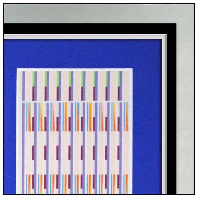 Printmaking Materials 20th Century Dynamic Spectrum Silkscreen Yaacov Agam For Sale - Image 7 of 7
