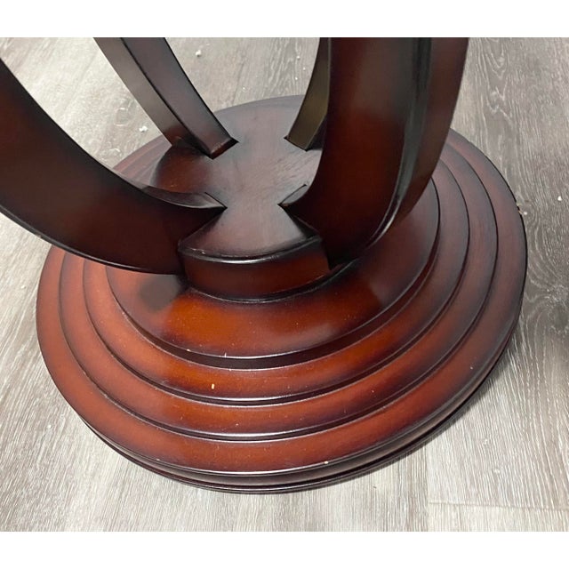 1990s Vintage Bombay Company Round Side Table | Chairish