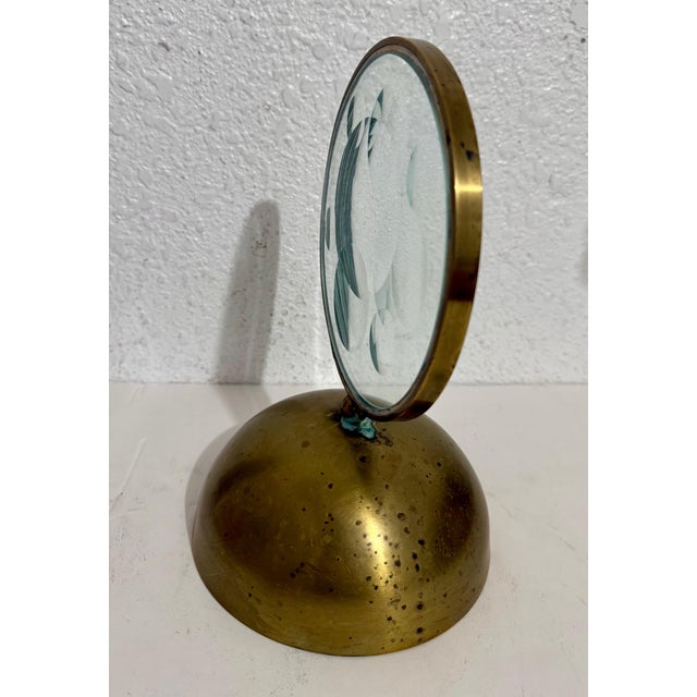 Feliciano Béjar, Feliciano Bejar Magiscope Kinetic Op Art Sculpture Mexican Avant Garde Glass Art For Sale - Image 11 of 16