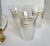 1940s Art Deco Gold Striped and Frosted Shot Glass and Mixer Set - Set of 10 For Sale - Image 4 of 8