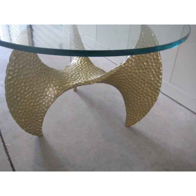 1970s Mid-Century Hesterberg Style Propeller Side Table For Sale - Image 5 of 10