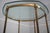 Brass Labarge Glass Top Brass Base Lamp Table W. Hoof Feet For Sale - Image 8 of 10