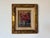 1970s Vintage Riher Red Roses Floral Still Life Oil Painting on Masonite – Framed For Sale - Image 4 of 9