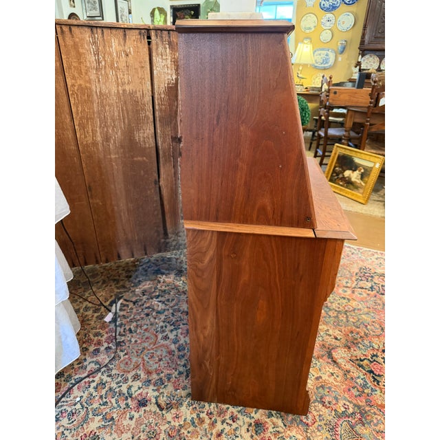 Mid 19th Century Antique, Eastlake Walnut Drop-Front Desk, Mid-1800s For Sale - Image 5 of 7