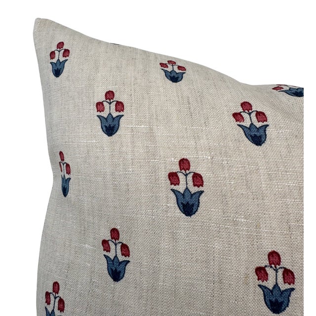 ⭐️ Ships Within 2 Days On the Front: Moira Linen Fabric On the Back: Ivory Linen Fabric Designer Fabric Content: 100%...