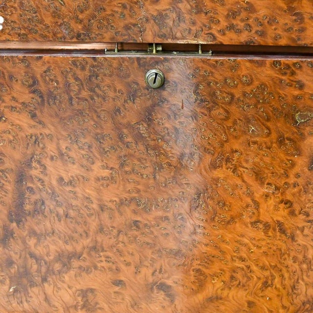 Mid 20th Century Mid 20th Century Vintage Wood Copper-Lined Humidor For Sale - Image 5 of 9