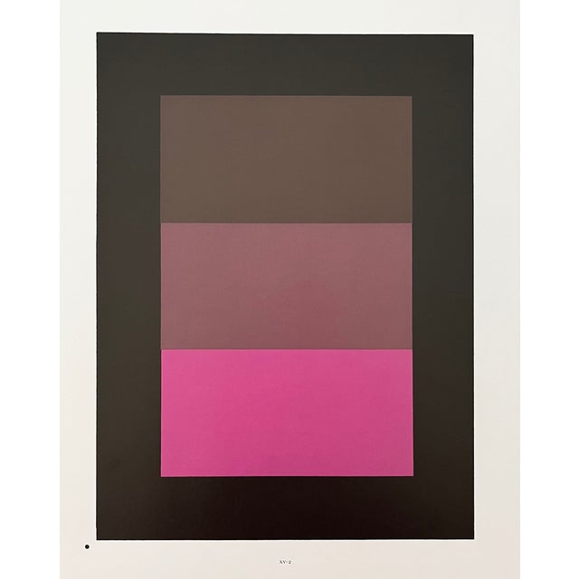 Artist: Josef Albers Country: Germany-USA Title: Plate XV-2 Paper Size: 13.50 x 10.50 inches on Munken Print Cream...
