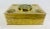 Chinese Vintage Solid Brass and Jade Chinese Trinket Box For Sale - Image 3 of 9