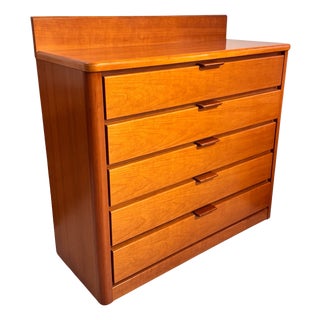 Vintage Chest of Drawers in Cherry from Hülsta, 1980 For Sale