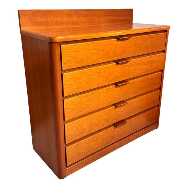 Vintage Chest of Drawers in Cherry from Hülsta, 1980 For Sale
