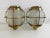 Vintage Wall Lights in Glass and Brass, 1960s, Set of 2 For Sale - Image 10 of 10