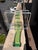 Contemporary Made Goods Style Sculptural Lucite Bookends Green Acrylic Ribbon Modern Decor For Sale - Image 3 of 5