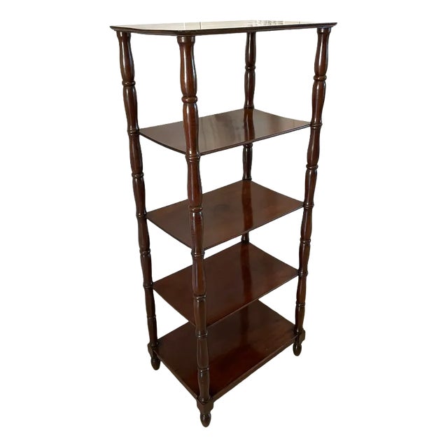 Antique William IV Mahogany Shelf For Sale
