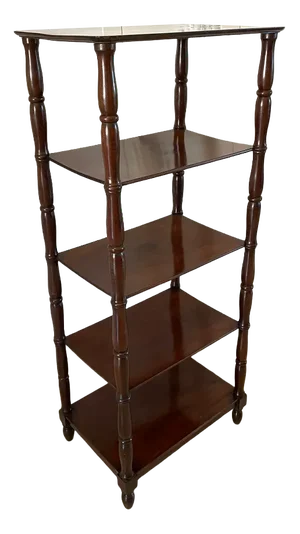 Antique William IV Mahogany Shelf