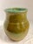 Vintage Ceramic Vase With Aqua Interior For Sale - Image 4 of 10