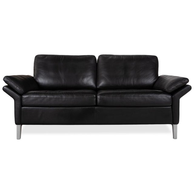 Model 3300 3-Seater Sofa in Black Leather from Rolf Benz For Sale - Image 12 of 12