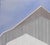 Sunrise by Justin Wheatley | Acrylic on Canvas White Barn With Yellow and Blue Quilt Block For Sale - Image 4 of 8