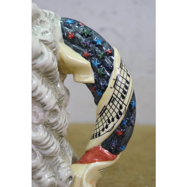 Royal Doulton 1990s Royal Doulton George Frideric Handel Great Composer Toby Character Jug For Sale - Image 4 of 12