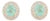 1.93cts Double Halo Diamond Set Paraiba Tourmaline Earrings in 14k Gold- A Pair For Sale
