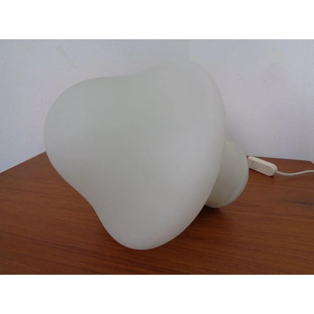 White Mushroom Table Lamp by Peil & Putzler, 1970s For Sale - Image 8 of 18