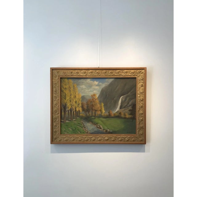Swiss painter who died in 1988. This piece has an attribution mark, I am sure that it is completely authentic and take...