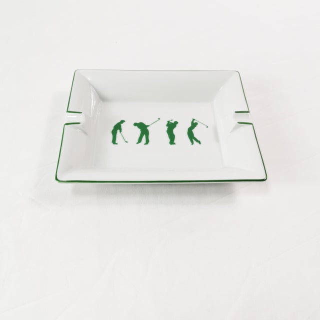 Vintage French Porcelain Cigar Ashtray from Philippe Deshoulieres, 1980s For Sale - Image 9 of 9