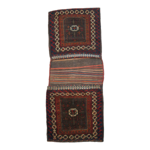 Baluch Wool Saddlebag - Mid 1900s