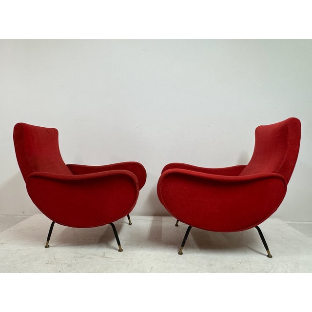 1960s Mid-Century Italian Armchairs, 1960s, Set of 2 For Sale - Image 5 of 17
