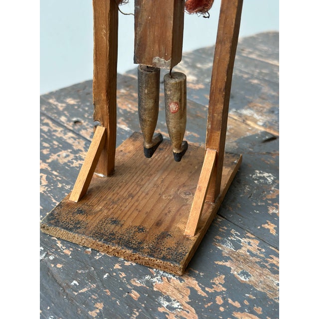 Vintage Folk Art Acrobat Whirligig, Circa 1st-Half 20th Century For Sale - Image 16 of 18