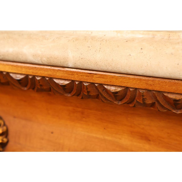 Century Furniture Baroque Style Marble Top Bombe Chest Of Drawersd For Sale - Image 14 of 18