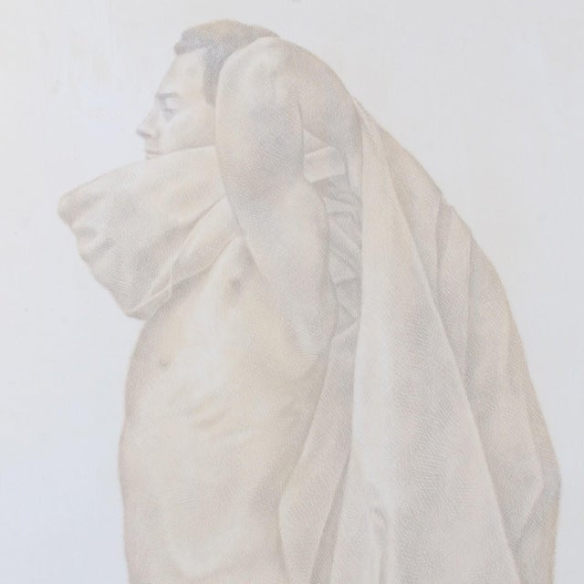 Late 20th Century Constance McClure Figurative Nudes - A Pair For Sale - Image 5 of 9