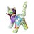 Italian Gucci Iris Floral Vintage Silk Scarf Charming Kitten For Sale - Image 3 of 3