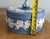 Vintage 1973 Wedgwood Made in England Blue Jasperware Round Trinket Box For Sale In Los Angeles - Image 6 of 11