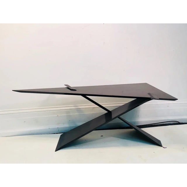 Mid 20th Century Mid 20th Century Grete Jalk Modernist Bentwood Triangular End Tables - A Pair For Sale - Image 5 of 9