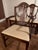 Federal or Hepplewhite style shield back dining chairs designed in the manner of Baker Furniture. USA, Late 20th Century 5...