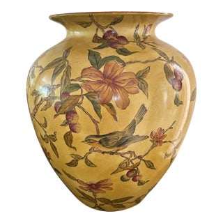 Speer Collectibles Large Gold Floral Vase For Sale