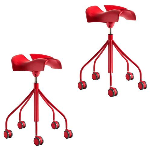 Red Binaria Stools by Jordi Badia and Otto Canalda for BD Barcelona, 2010, Set of 2 For Sale - Image 12 of 12