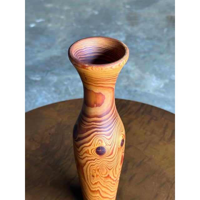 1970s Swedish Modernist Vase by Stig Pettersson For Sale - Image 4 of 6