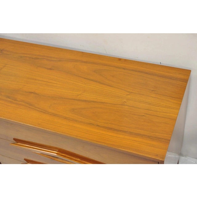 Brown Albert Parvin for James Cameron Mid Century Modern Walnut Dresser Credenza For Sale - Image 8 of 12