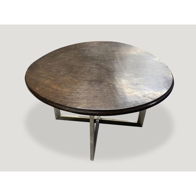 Andrianna Shamaris Ulin Wood Cocktail Table For Sale - Image 9 of 18